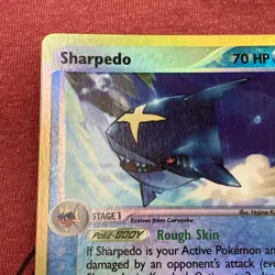 Pokemon TCG Sharpedo Reverse Holo Card 22/109 Ruby and Sapphire LP/MP - Image 4