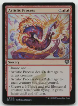 Artistic Process U Foil Secrets of Strixhaven 108 NM - Image 1