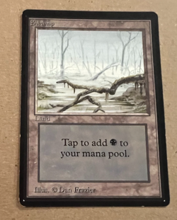 Swamp - Beta - MTG - Magic the Gathering - Image 1