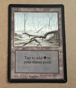 Swamp - Beta - MTG - Magic the Gathering - Image 2