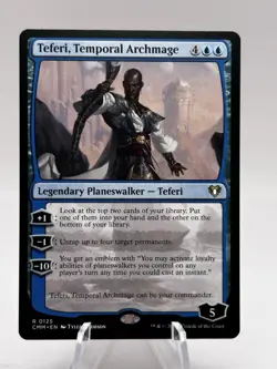 Teferi, Temporal Archmage 0125 Commander Masters CMM MTG NM - Image 1
