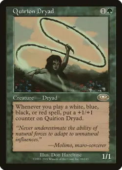 Quirion Dryad - MtG Planeshift - R089 NM 2001 - Image 1