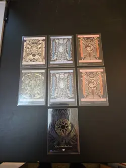 Mtg Phyrexia: All Will Be One Full Art Lands Lot X 7 NM - Image 1