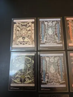 Mtg Phyrexia: All Will Be One Full Art Lands Lot X 7 NM - Image 2