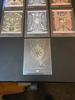 Mtg Phyrexia: All Will Be One Full Art Lands Lot X 7 NM - Image 4