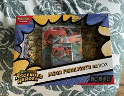 Pokemon Mega Feraligatr EX Box Ascended Heroes Promo Booster Lenticular - Image 1