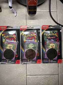 Pokemon Surging Sparks Hanger Box. Phantasmal Flames Blister. Vileplume Blister - Image 3