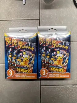 Pokemon Surging Sparks Hanger Box. Phantasmal Flames Blister. Vileplume Blister - Image 4
