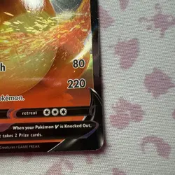 Pokemon TCG Charizard V 019/189 Swsh03: Darkness Ablaze Holo NM - Image 5