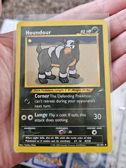 Houndour 43/105 Pokemon TCG Neo Destiny LP - Image 1