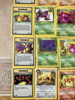 Pokemon TCG Team Rocket 1st Edition Lot - Image 5