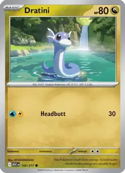 DRATINI 150/217 COMMON ME: ASCENDED HEROES POKEMON NEAR MINT - Image 1