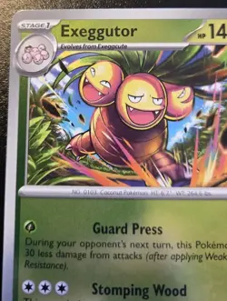 Exeggutor 005/132 Reverse Holo Uncommon Mega Evolution Pokemon TCG - Image 2