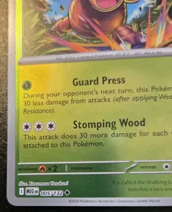 Exeggutor 005/132 Reverse Holo Uncommon Mega Evolution Pokemon TCG - Image 4
