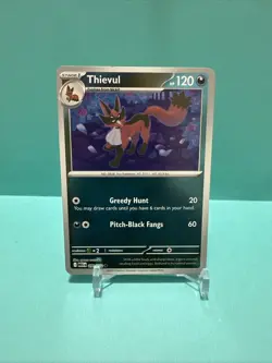 Pokemon TCG - 2025 ME01: Mega Evolution Thievul 90/132 Reverse Foil - Image 1