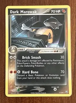 Dark Marowak 7/109 Non Holo Team Rocket Returns Pokemon TCG - Image 1