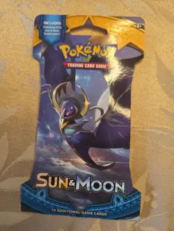 🔥🔥🔥 POKEMON SUN & MOON BOOSTER PACK (LUNALA ART) – SEALED IN BLISTER 🔥🔥🔥 - Image 1