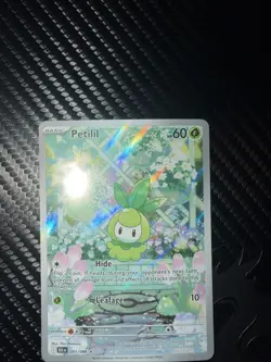 Petilil 091/086 Black Bolt Holo Illustration Rare Pokemon TCG - Image 1