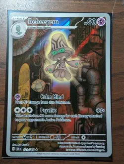 Pokemon TCG - Beheeyem 121/086- IR - Black Bolt - NM - English - Image 1
