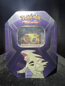 Pokemon Triple Whammy Tin Larvitar Pupitar Tyranitar 2024 Sealed Box Booster - Image 1