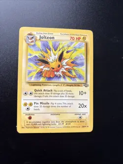 Pokemon Tcg Jolteon 20/64 Jungle Non Holo Rare LP - Image 1