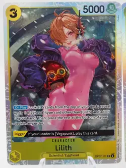 2x One Piece 500 Years in the Future - Lilith OP07-111 SR LP - Image 2