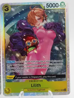 2x One Piece 500 Years in the Future - Lilith OP07-111 SR LP - Image 3