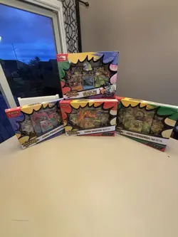 Pokemon Ascended Heroes 3 Mega EX Boxes + Deluxe Partners Pin Collect + 10 Tins - Image 2