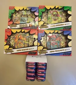 Pokemon Ascended Heroes 3 Mega EX Boxes + Deluxe Partners Pin Collect + 10 Tins - Image 3