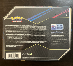 Crown Zenith Large 5 Pack Tin - Galarian Zapdos - Pokemon TCG - Factory Sealed - Image 2