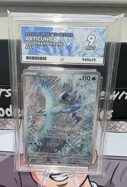 Pokemon TCG Articuno 161/159 Illustration Graded mint Ace 9 - Image 1