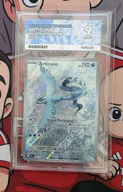 Pokemon TCG Articuno 161/159 Illustration Graded mint Ace 9 - Image 3