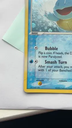 Pokemon EX FIRERED&LEAFGREEN - #83/112 Squirtle - Reverse Holo - HP - Image 3