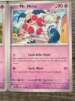 POKEMON MR.MIME 063/162NON HOLO & NON HOLO MIME JR. 031/091 LP-NM + ENERGY NON - Image 3
