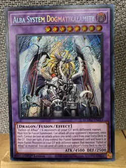 Yugioh Alba System Dogmatikalamity BLMM-EN011 Secret Rare 1st Edition - Image 1
