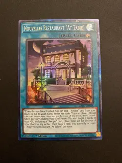 Yugioh - Nouvelles Restaurant “At Table" WISU-EN035 1st Edition Collector NM X1 - Image 1