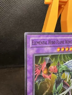 Yu-Gi-Oh! Elemental Hero Flame Wingman DP1-EN010 Super Rare Unlimited MP - Image 2