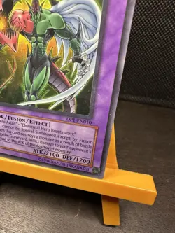 Yu-Gi-Oh! Elemental Hero Flame Wingman DP1-EN010 Super Rare Unlimited MP - Image 4