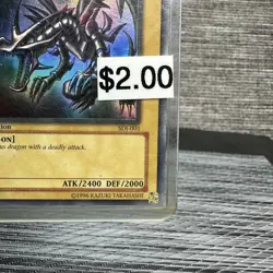 Yu-Gi-Oh! Red Eyes B. Dragon SDJ-001 1st Edition Ultra Rare - Image 5