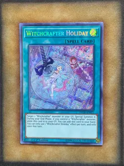 Yugioh Witchcrafter Holiday INCH-EN021 Secret Rare 1st Ed LP - Image 1