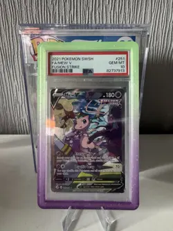 PSA 10 Mew V Alt Art 251/264 Fusion Strike 2021 Pokemon TCG Card Gem Mint - Image 1