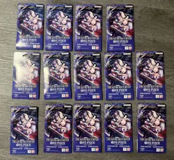 One Piece TCG: The Azure Seas Seven OP-14 English Sleeved Booster Packs x14 🔥 - Image 1