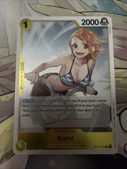One Piece Nami OP15-108 Adventure on Kami's Island Rare Foil NEW - Image 1