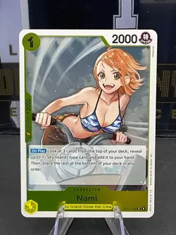Nami OP15-105 (R) Rare Foil Adventure of Kami’s Island One Piece TCG - Image 1