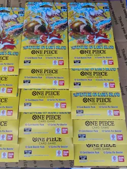 Lot of 25 One Piece OP15-EB04 Adventure on Kami’s Island Sleeved Booster Packs - Image 4
