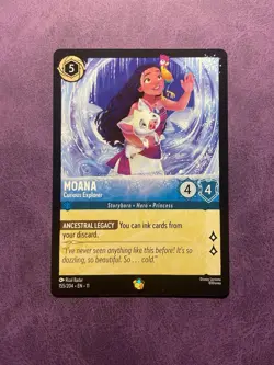 Lorcana • Legendary • Moana-Curious Explorer 155/204 • Winterspell - Image 1
