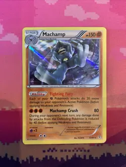 Pokemon Card Machamp Generations Holo Rare 42/83 NM - Image 1