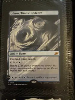 Uthros, Titanic Godcore 0260 (M) MTG Edge of Eternities (EOE) - Image 1