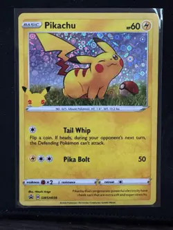 Pokemon Card TCG - Pikachu SWSH039 Black Star Promo - Image 1