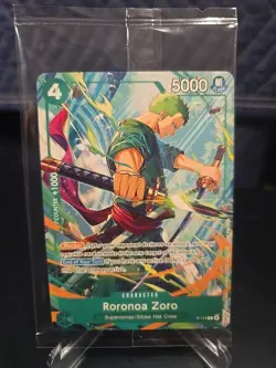 Roronoa Zoro P-114 Convention One Piece Promo Card Sealed English - Image 1